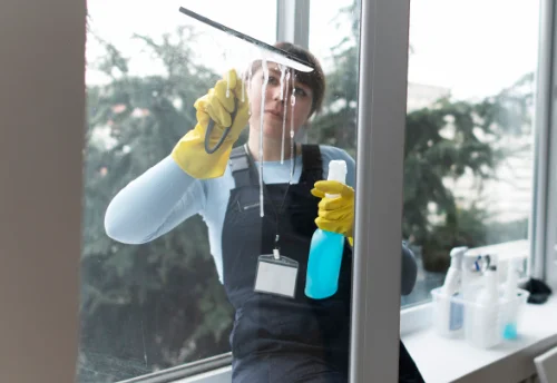 Nettoyage de vitres intérieures et extérieures à Bourguignon